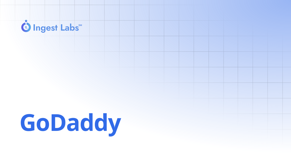 GoDaddy | Ingets Labs Documentation